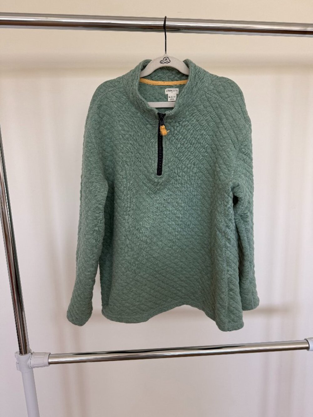 Boys J. Crew Quilted Quarter Zip